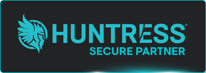 Huntress Secure Partner badge